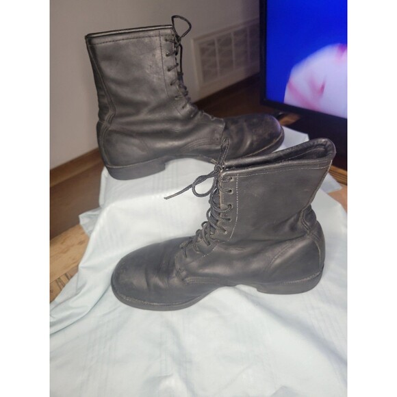 Lehigh Safety Men's 6" Steel Toe Puncture Resistant EH Work Boots Black Size 9M - Picture 1 of 5